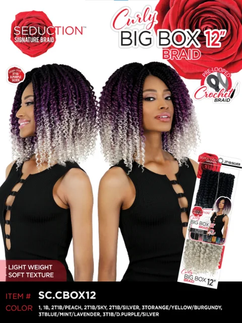 Seduction Signature Braid BIG BOX 12 Crochet Braid SC.CBOX12