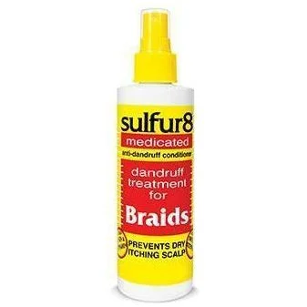 Sulfur8 Medicated Anti-Dandruff Braid Spray 12 OZ