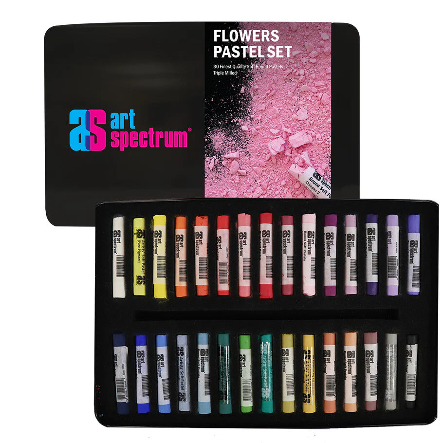 Art Spectrum Soft Pastels Set Of 30 Flowers Set