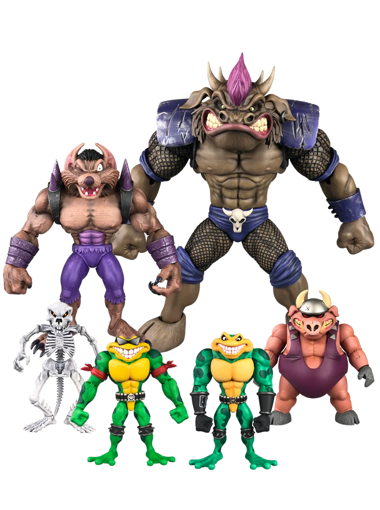 Battletoads Wave 1 (Set of 6) Action Figures - Premium DNA Toys