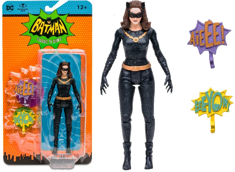DC Retro Batman 66 - Catwoman (Gold Label) 6" Inch Action Figure - McFarlane Toys
