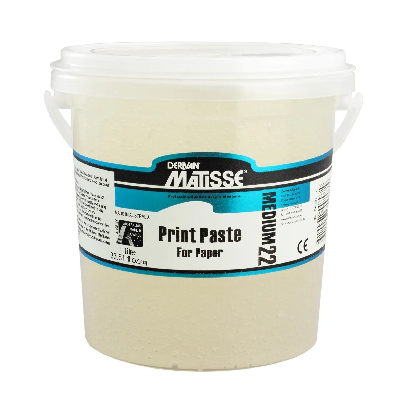 Derivan Matisse Mm22 1 Litre Print Paste