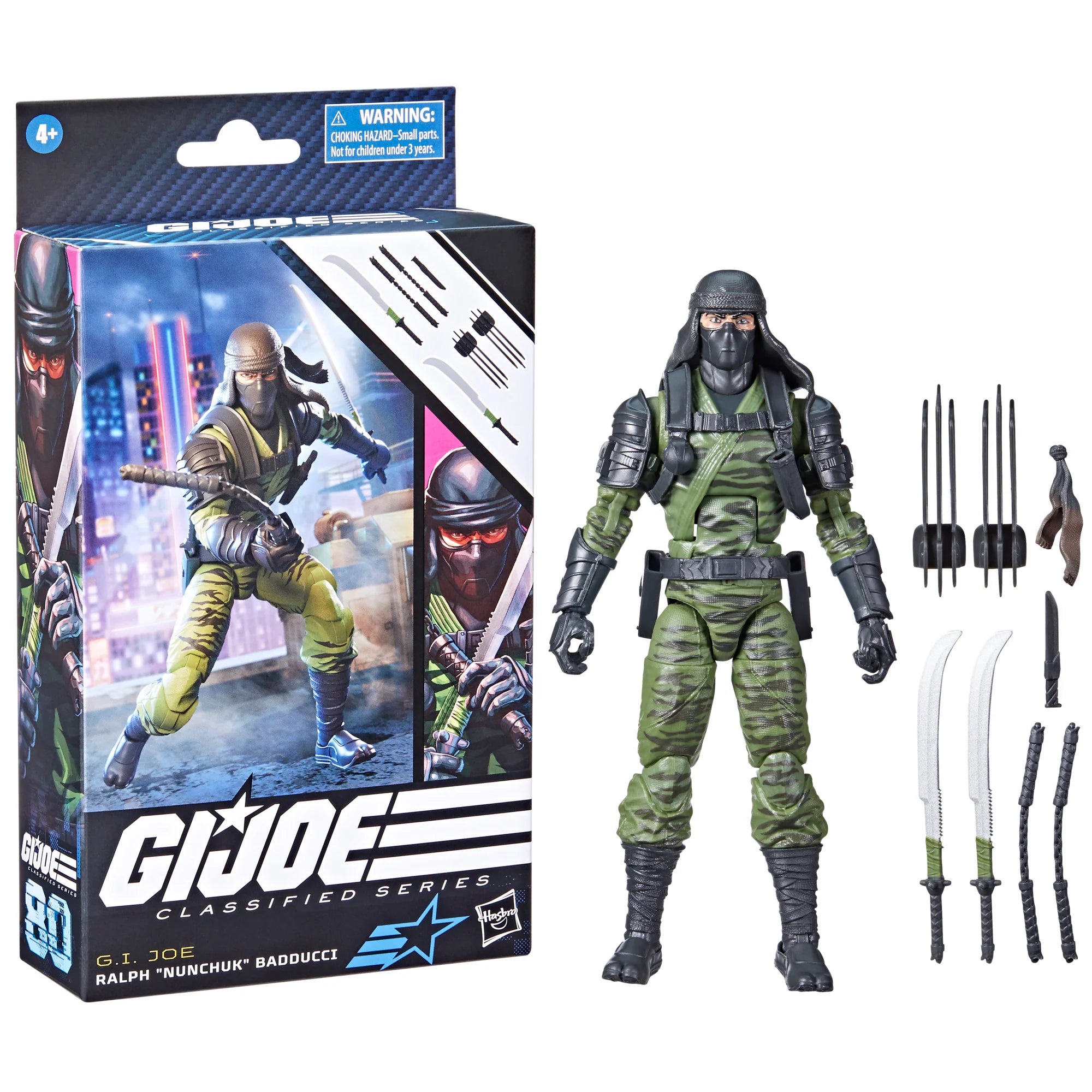G.I. Joe Classified Series Ralph "Nunchuk" Badducci, 80 6" Inch Action Figure - Hasbro *IMPORT STOCK*