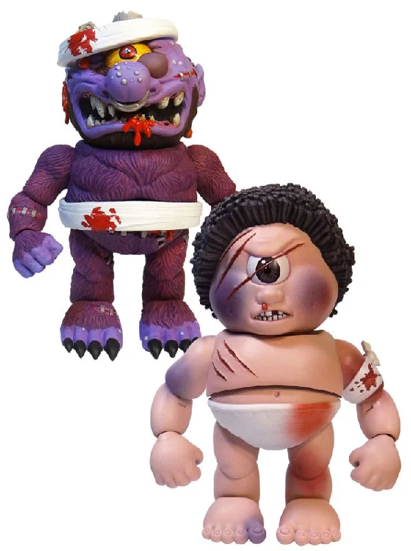 Madballs vs GPK Sy Clops vs Horn Head 2 Pack 1/12 Scale Action Figures - Premium DNA Toys