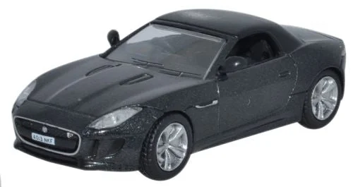 Oxford Diecast Jaguar F Type Stratus Grey - 1:76 Scale
