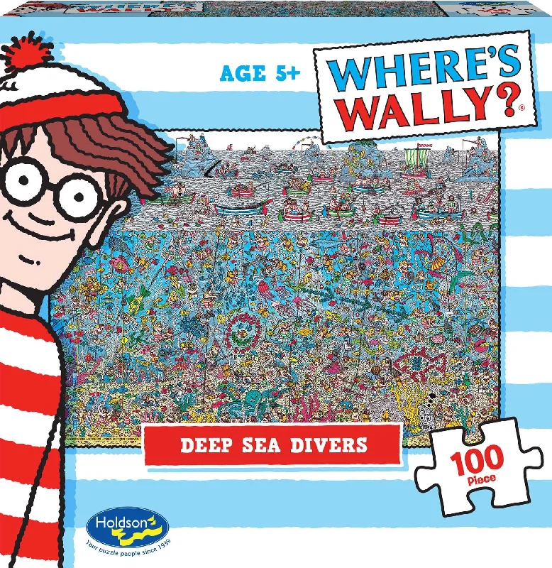 WHERE'S WALLY? DEEP SEA DIVERS 100 PIECE MINI PUZZLE