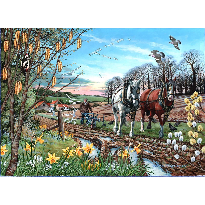 The House of Puzzles Final Furrow, 500 Piece Jigsaw Puzzle