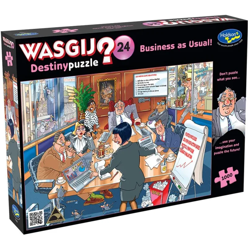 Wasgij Destiny 24 Business As Usual! 1000 Piece Puzzle